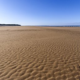 Rippled sands at Findhorn Beach